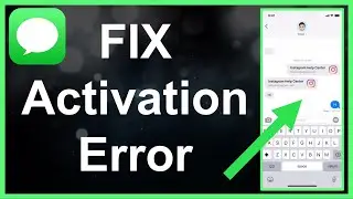 Fix iMessage / FaceTime Activation Error