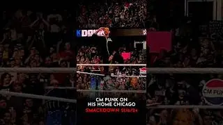 Cm Punk on his home Chicago 