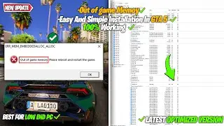 GTA 5 GAME MEMORY ERROR FIXED 💯✔| Easy And Simple | How To Fix "Game Memory" Error in GTA 5 ✔