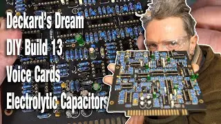 Deckard's Dream DIY Build 13 - Voice Card Electrolytic Capacitors