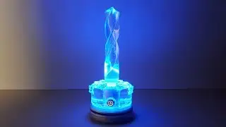 Lamp - the drill is made of epoxy resin.