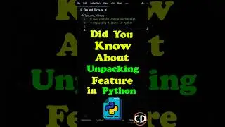 Did you know about this feature in Python? #coding #python #programming