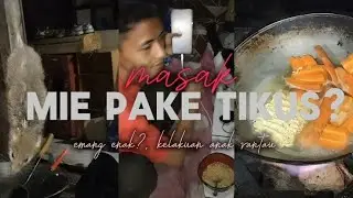 TIKUS KO DI CAMPUR MIE? EMANG ENAK?