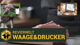 REVIERWELT - Wildkammer Bundle Waage & Drucker