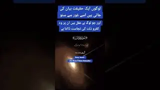 اور جو لوگ بے عقل ہیں ان پر وہ کفرو ذلت کی نجاست ڈالتا ہے #ranajaved #ranawaleed #islamicshort#islam