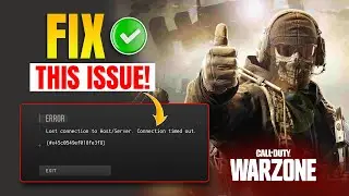 Fix Warzone Lost Connection to Host/server Error on PC | Call of Duty Lost Connection to Server