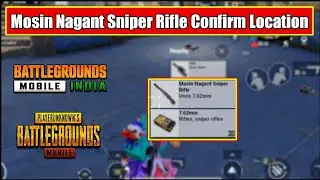 Mosin Nagant Sniper Rifle Confirm Location In BGMI & PUBG | Mosin Nagant Sniper Rifle Locations
