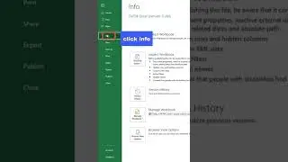 How to recover an unsaved file in excel #shorts