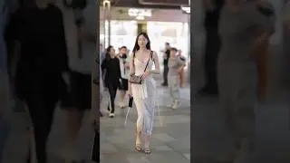 New beautiful girl 😍 street style fashion tiktok #tiktok #chinesefashion #shorts