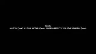 Nighttime AM signal test on Sakura digital AM/FM tuner TU-928