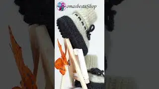 Babyschuhe, пинетки сапожки с фигурным кантом, спицами
