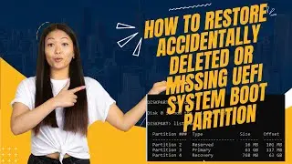 How To Restore & Recover Accidentally Deleted or Missing UEFI SYSTEM BOOT Partition In Windows 11/10