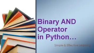 Bitwise AND Operator in Python || Python Bitwise AND Operator || Python AND Operator || AND Operator