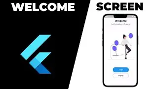 Welcome Screen in Flutter | Flutter Ui Designs | Flutter Ui Tutorial | Page Design 