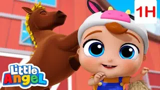 Singing With Funny Farm Animals! | Animals for Kids | Funny Cartoons | Learn about Animals