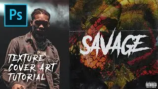 Photoshop Texture Liquid Effect | COVER ART