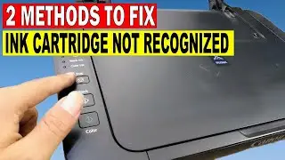 2 WAYS! TO FIX THE FOLLOWING INK CARTRIDGE CANNOT BE RECOGNIZED CANON PRINTER