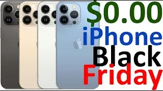 $0.00 iPhone 13 Black Friday Deals at T-Mobile Verizon AT&T