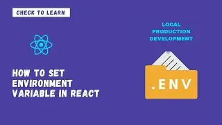 How to set environment variable in React JS | Environment files in React.js | In Hindi