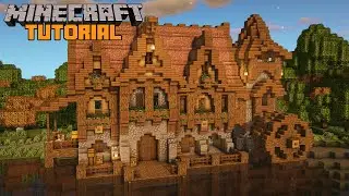 Minecraft | How to build a Medieval Riverside Warehouse