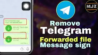 How to avoid Telegram file forward name | edit file name | edit embed text