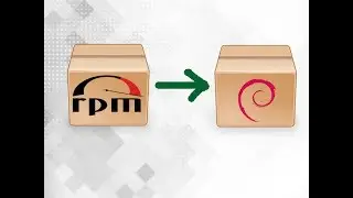 How to use alien to convert the .rpm package to a .deb package