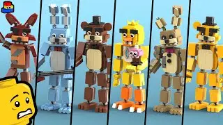 Five Nights at Freddy's Movie: Building LEGO Action Figures