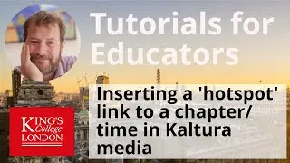 Inserting a 'hotspot' link to a chapter in Kaltura
