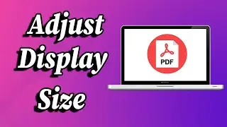 Changing Default Page View in Adobe Acrobat | PD Display View Small Big Medium | PDF Display Size