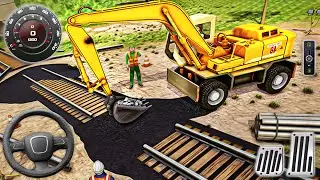 Road Construction Builder JCB 3D - House Construction Simulator - Android GamePlay