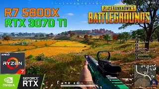 PUBG PC | Benchmark Test |  RYZEN™ 7 5800X + RTX 3070TI | 1080p (All Settings)