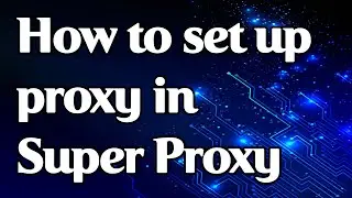 How to set up a proxy and work in Super Proxy