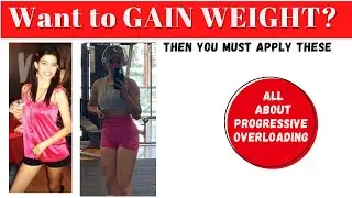 Progressive overloading TIPS for skinny girls to gain weight FAST (works for AT HOME workouts too)