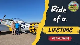 Flying in a P51 MUSTANG - Casa Grande Formation Clinic