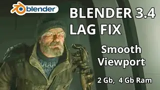 Make Blender Viewport Smooth I Lag Fix In Blender 3.4