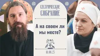 Не теряйте простоты! Сестрическое собрание с иереем Сергием Нежбортом