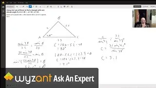 Solving triangles using Law of Sines