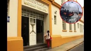 Incendio en Centro de Lima: Evacúan a pacientes de la Maternidad de Lima por el siniestro