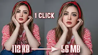 Convert low quality image to high quality  | photo ki quality kaise badhaye mobile se  #Shorts