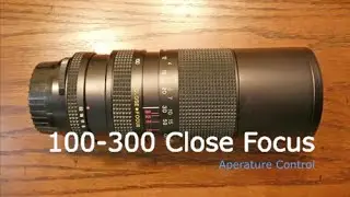 Manual Aperture Control of the Vivitar 100-300 Close Focus Zoom Lens