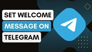 How To Set Welcome Message On Telegram Group (2024) !