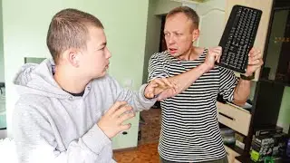 БАТЯ РАЗБИЛ КЛАВИАТУРУ СЫНУ ГРИФЕРУ В РЕАЛЬНОЙ ЖИЗНИ ИЗ-ЗА МАЙНКРАФТ!| АНТИ-ГРИФЕР ШОУ 