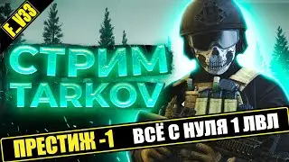 ✔️ Escape from Tarkov Тарков стрим ПВП ПЕРВЫЙ ПРЕСТИЖ ПРОКАЧКА С НУЛЯ  16 LVL