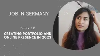 Job in Germany- Creating portfolio