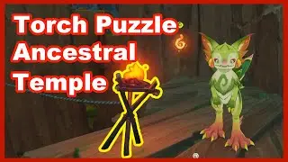 Easiest Way Solve Torch Puzzle At Ancestral Temple