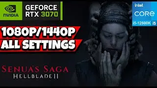 Senua’s Saga: Hellblade 2 | RTX 3070 | i5 12600K DDR5 | DLSS | 1080p 1440p All Max Setting Gameplay