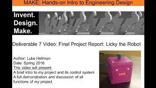 Luke Hellman: Licky the Robot