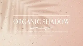 Organic Animated Shadow Mockup | animation overlay for photoshop