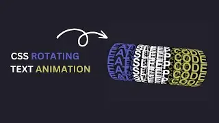 CSS Rotating Text Animation | CSS Animation