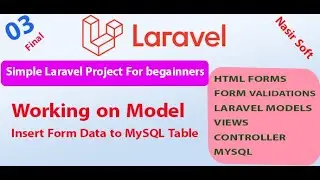 03 -Final  - Working on Laravel Models | Learn Laravel With Simple Project  | Tutorial For Beginners